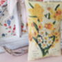 Daffodil Illustration Fabric Fragrant Gift Sachet, thumbnail 2 of 5