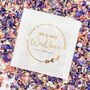 Set Of 10 Foil 'Throw With Love' Foliage Confetti Bags, thumbnail 1 of 2