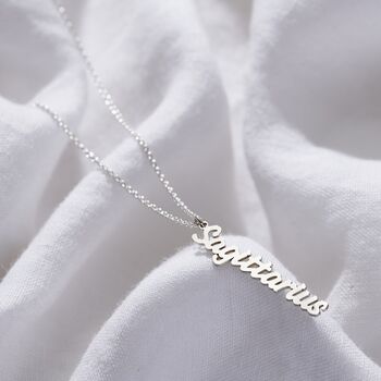 Star Sign Name Charm Necklace, 2 of 8