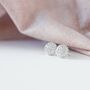 Textured Round Button Studs, thumbnail 1 of 4