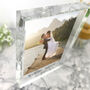 Personalised Freestanding One Photo Giant Crystal Block 19.5cm X 14cm Portrait, thumbnail 6 of 7