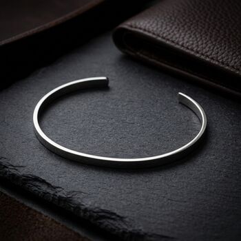 Open Cuff Silver Bangle, 2 of 8