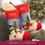 Personalised Christmas Character Stockings, thumbnail 1 of 9