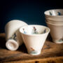 A Pair Of Handmade Cyclist Espresso Cups, thumbnail 2 of 6