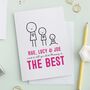 Cute Character Personalised Mothers Day Card, thumbnail 3 of 5