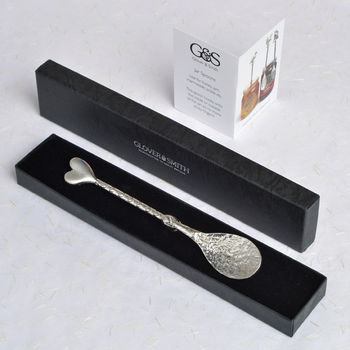 Heart Jam Pewter Spoon, Anniversary Gifts, Love Spoons, 4 of 9