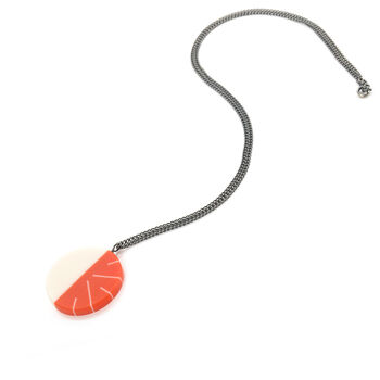 Resin And Silver Modernist Pendant, 5 of 6