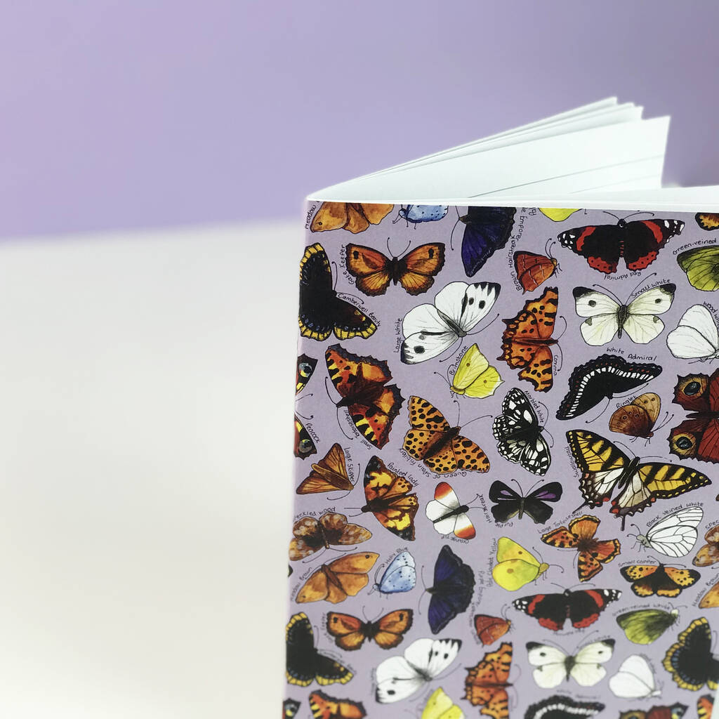 Butterflies Of Britain Jotter Notebook By Alexia Claire ...