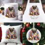 Personalised Pug In Christmas Lights, thumbnail 1 of 9