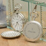 Personalised Father Of Bride Pocket Watch, thumbnail 2 of 6