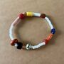Multi Coloured Festival Ready Beaded Bracelet, thumbnail 2 of 3
