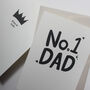 No.One Dad Fathers Day Card, thumbnail 4 of 8
