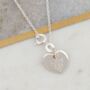 Personalised Sterling Silver Or 18ct Gold Plated Cz Star And Moon Pendant Necklace, thumbnail 4 of 7