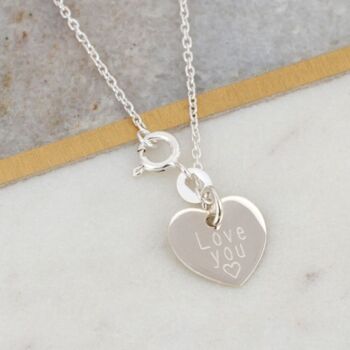 Personalised Sterling Silver Or 18ct Gold Plated Cz Star And Moon Pendant Necklace, 4 of 7