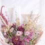Luxury Dried Flower Bouquet In Berry, thumbnail 2 of 3