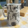 Cream Jug In Black Safari Design, thumbnail 6 of 8