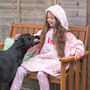 Personalised Kids Glow In The Dark Oversized Hooded Blanket, thumbnail 4 of 9