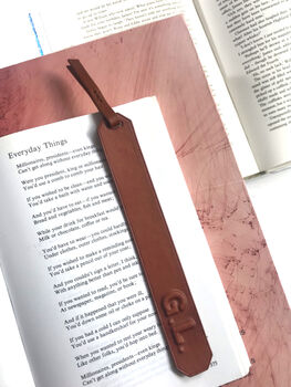 Personalised Leather Bookmark, 7 of 9