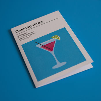 Cosmopolitan Cocktail Card, 3 of 3