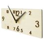 Scandi Design Minimalistic Natural Eco Wall Clock, thumbnail 1 of 10