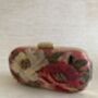 Pink Floral Oval Clutch Bag, thumbnail 4 of 10