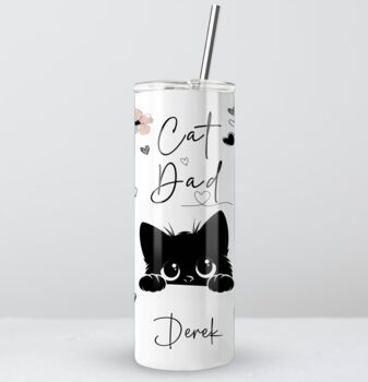 Personalised Cat Lover Gift Insulated Travel Cup – Mum, Dad, Gran, 2 of 6