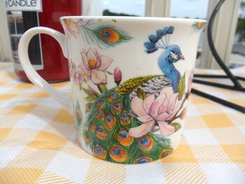 Set Of Four Gift Boxed Palace Mugs In Peacock Design, 8 of 8