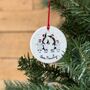 Personalised Family Bauble, Penguin Design, thumbnail 3 of 9