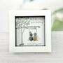 Personalised Wedding Mr And Mrs Pebble Picture, thumbnail 2 of 3