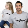 Adult And Children's Shark T Shirt Set, thumbnail 2 of 12