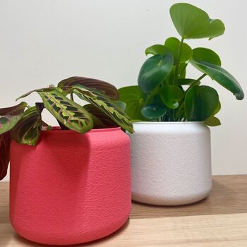 Textured Plant Pot 3D Printed, 3 of 7