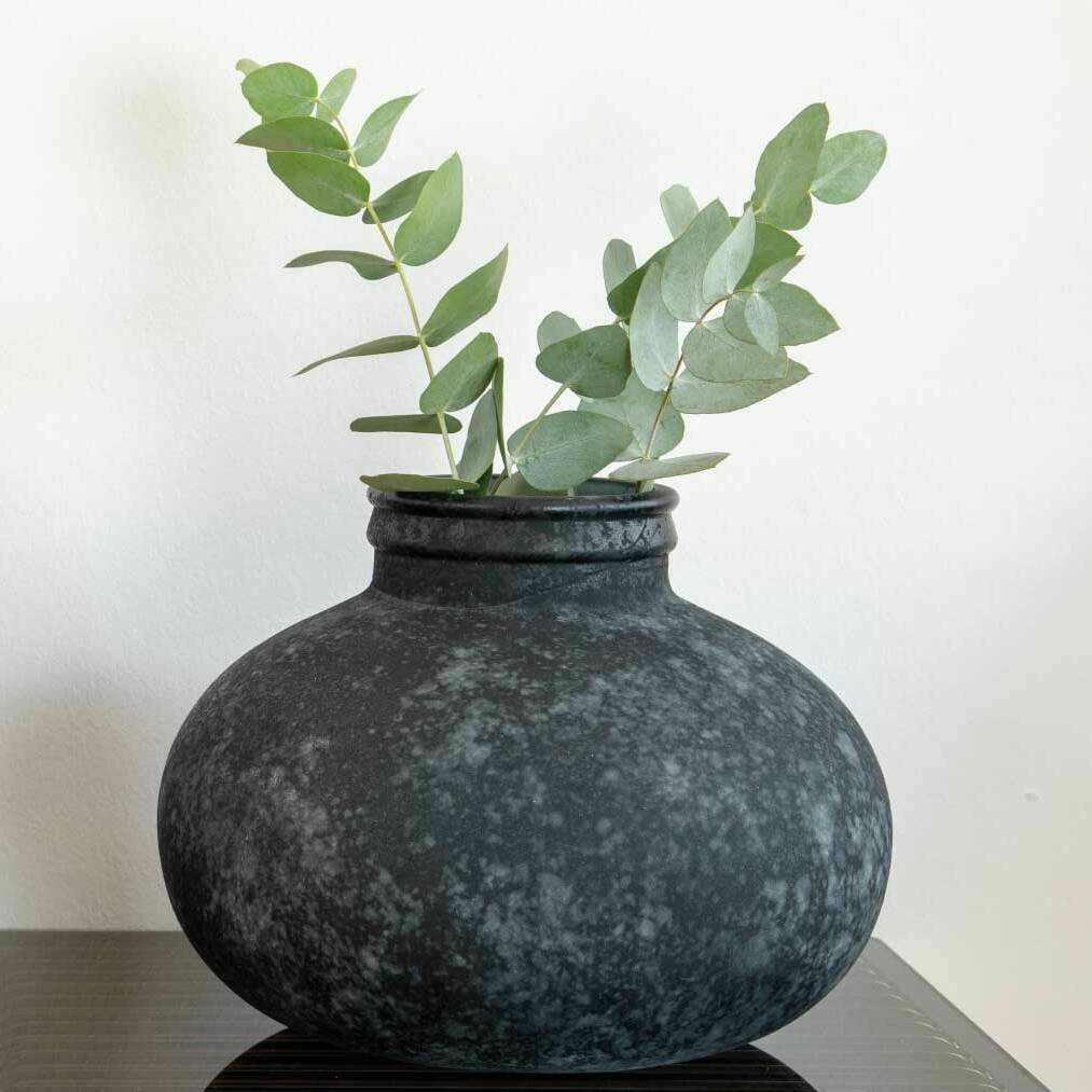Recycled Glass Palma Globe Vase, 1 of 4