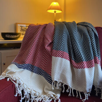 Personalised Sustainable Soft Cotton Throw, 6 of 12