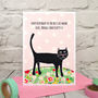 'Cat' Personalised Birthday Card, thumbnail 2 of 3