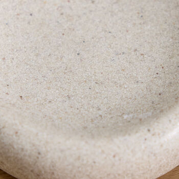 Speckled Beige Ceramic Soap Dish, 5 of 6