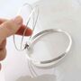 Sterling Silver Statement Bangle, thumbnail 3 of 8