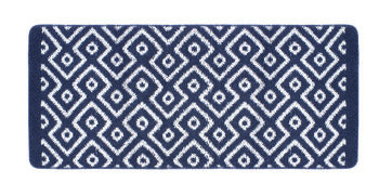 My Stain Resistant Durable Mats Cosy Geo Navy, 3 of 5