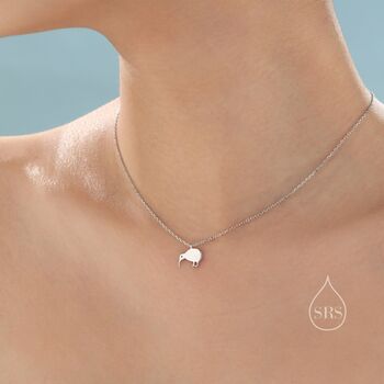 Cute Little Kiwi Bird Pendant Necklace, 5 of 11
