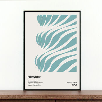 Abstract Architecture Print Curvature, 5 of 5