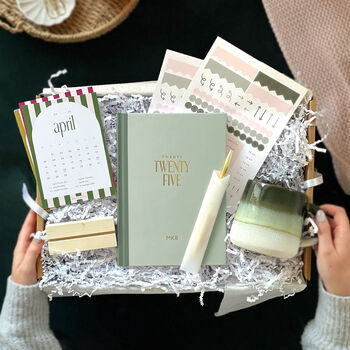 2025 Personalised Diary, Calendar And Desk Accessories Gift Set, 8 of 12