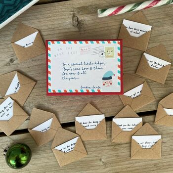 Children's 12 Mini Letters From Santa, 2 of 8