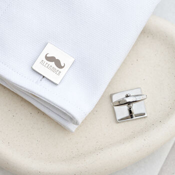Personalised Iconic Silver Plated Cufflinks, 6 of 11
