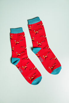 Pheasants Bamboo Socks, 2 of 3