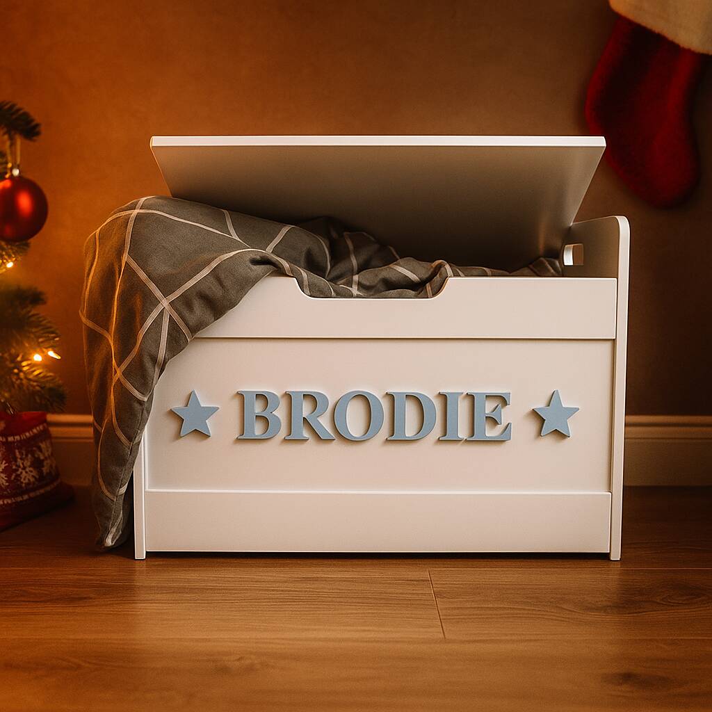Personalised Toy Box Children's Christmas Storage Large