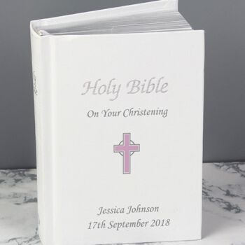 Personalised Bible With Cross, 5 of 6