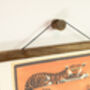 Solid Walnut Magnetic Picture Hanger, thumbnail 2 of 7
