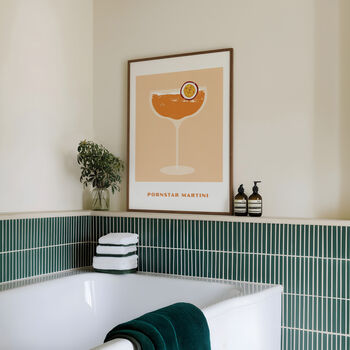 Pornstar Martini Print, Cocktail Print, 6 of 9