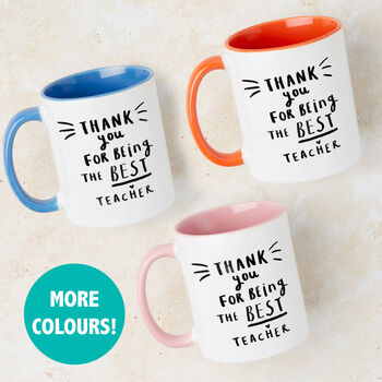 'Thank You For Being The Best Teacher' Mug, 2 of 12