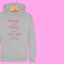 'Mummy And Daddy Finally Tied The Knot' Boys/Girls Wedding Hoodie, thumbnail 9 of 12