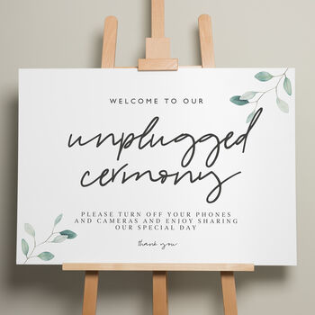 Botanical Wedding Bar Menu Sign 'Laura', 3 of 9